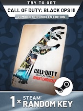 Try to Get Call of Duty: Black Ops III Random Zombies Chronicles Edition 1 Key PC Steam Cheie GLOBAL