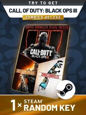 Try to Get Call of Duty: Black Ops III Random Zombies Deluxe 1 Key PC Steam Cheie GLOBAL