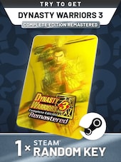 Try To Get DYNASTY WARRIORS 3: Complete Edition Remastered - Random Standard Edition 1 Key PC Steam Clave GLOBAL