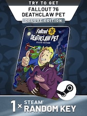Try to get Fallout 76 - Random Deathclaw Pet Deluxe Edition 1 Key PC Steam Key GLOBAL