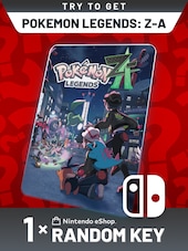 Try To Get Pokemon Legends: Z-A - Random 1 Key Nintendo Switch Nintendo eShop Schlüssel EUROPA