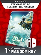 Try To Get The Legend of Zelda: Tears of the Kingdom - Random 1 Key Nintendo Switch Nintendo eShop Schlüssel EUROPA