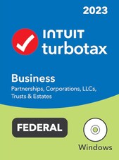 TurboTax 2023 Tax Software - Business Edition PC 1 Cihaz Ömür boyu Intuit Anahtar KÜRESEL