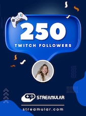 Twitch 250 Followers Streamular.com