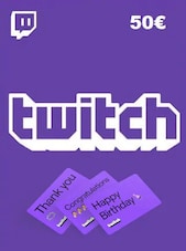 Twitch Gift Card 50 EUR twitch Key EUROPE