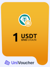 UniVoucher USDT Crypto Gift Card 1 USDT Univoucher Key GLOBAL
