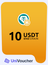 UniVoucher USDT Crypto Gift Card 10 USDT Univoucher Key GLOBAL
