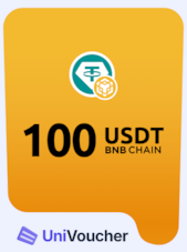 UniVoucher USDT Crypto Gift Card 100 USDT Univoucher Key GLOBAL