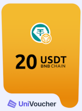 UniVoucher USDT Crypto Gift Card 20 USDT Univoucher Sleutel GLOBAL