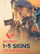 Valorant Account 1-5 Skins PC LATAM Region Valorant Account Account GLOBAL