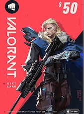 VALORANT Gift Card 50 USD Riot Key UNITED STATES