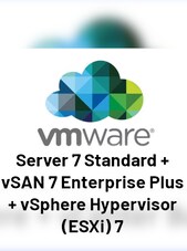 VMware vCenter Server 7 Standard + vSAN 7 Enterprise Plus + vSphere Hypervisor (ESXi) 7 (PC) (Unlimited Devices, Lifetime)  - Broadcom Key - GLOBAL Broadcom Key GLOBAL