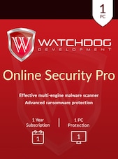 Watchdog Online Security Pro - 1 PC 1 Year WatchDogDevelopment.com Key GLOBAL
