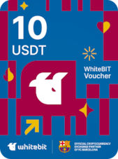 WhiteBIT Voucher | FC Barcelona Edition 10 USDT WhiteBIT Clé GLOBAL