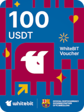 WhiteBIT Voucher | FC Barcelona Edition 100 USDT WhiteBIT Key GLOBAL