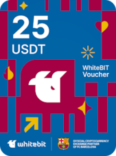 WhiteBIT Voucher | FC Barcelona Edition 25 USDT WhiteBIT Clé GLOBAL