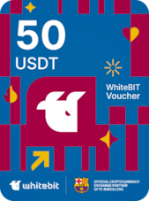 WhiteBIT Voucher | FC Barcelona Edition 50 USDT WhiteBIT Key GLOBAL