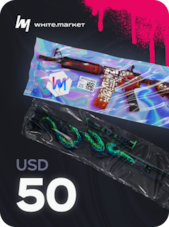 WhiteMarket Top Up Card 50 USD WhiteMarket Key GLOBAL