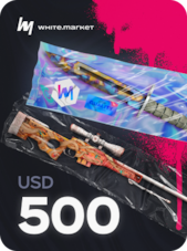 WhiteMarket Top Up Card 500 USD WhiteMarket Clave GLOBAL