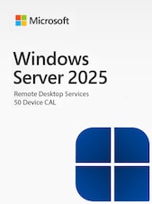 Windows Server 2025 - Remote desktop services device connections (50) Microsoft Key GLOBAL