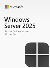 Windows Server 2025 - Remote desktop services user connections (50) Microsoft Key GLOBAL