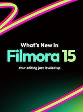 Wondershare Filmora 15 Video Editor - PC, Android, Mac, iOS 5 Geräte 1 Jahr Wondershare Schlüssel GLOBAL