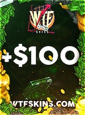 WTFSkins 100 USD Key