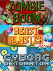 Zombie Boom + Beast Blaster + Cyborg Detonator Steam Key GLOBAL Steam Klíč GLOBÁLNÍ