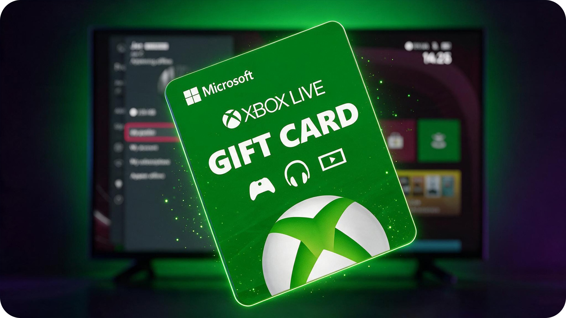 Redeeming an XBOX Live Gift Card