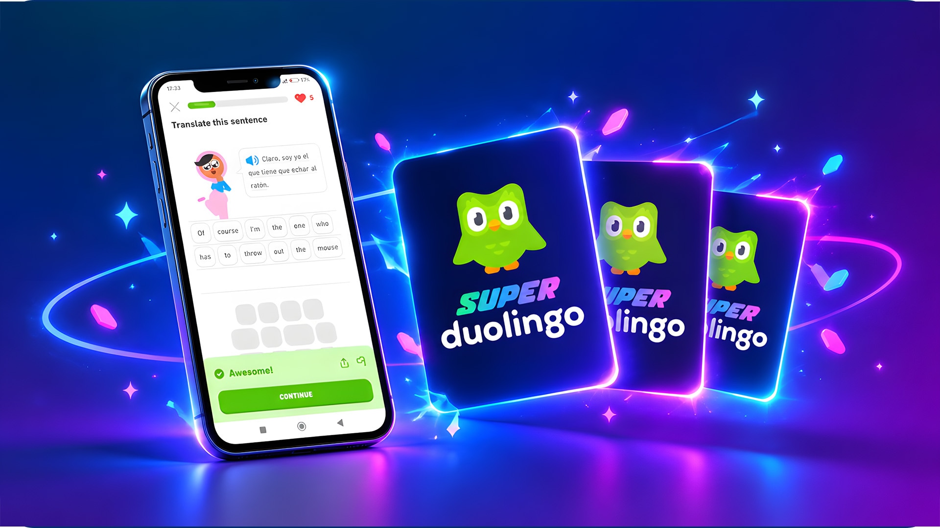 Using Duolingo Super