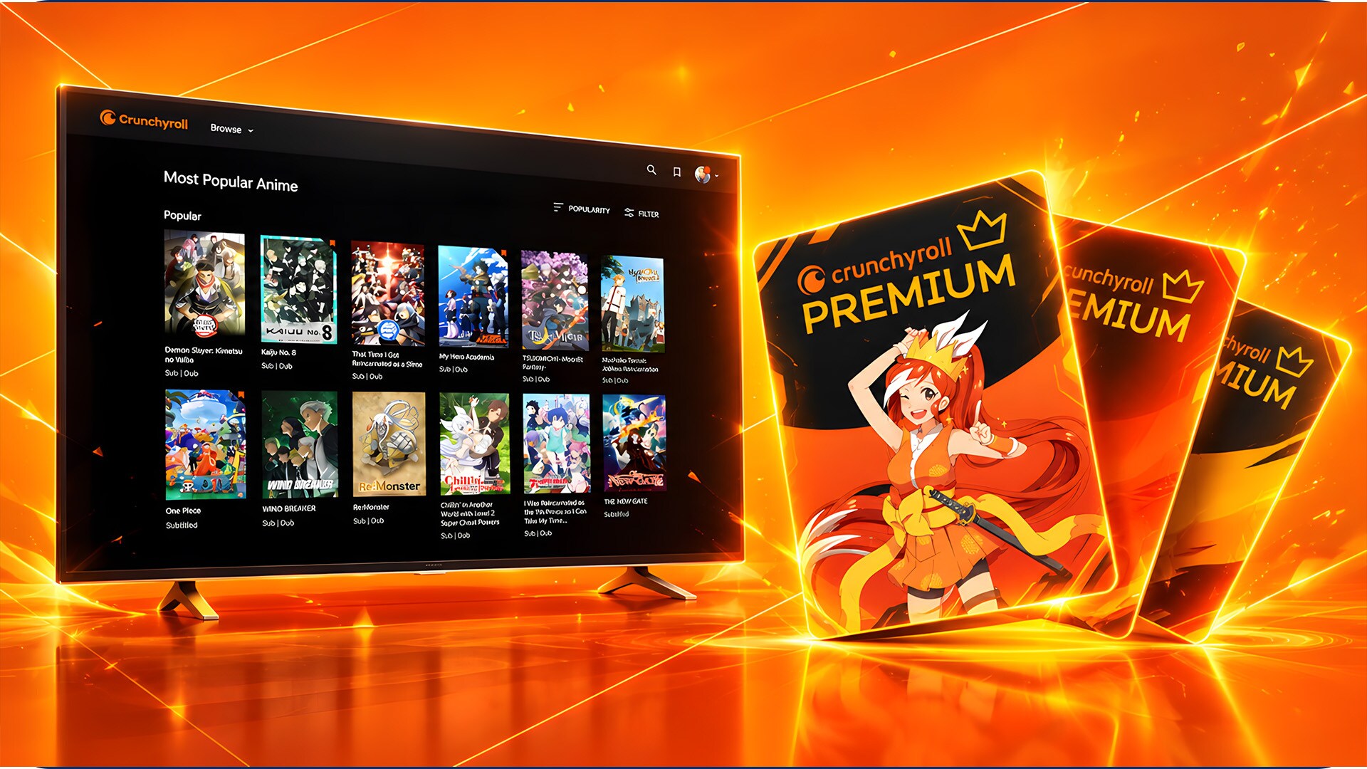 Content available with Crunchyroll Premium