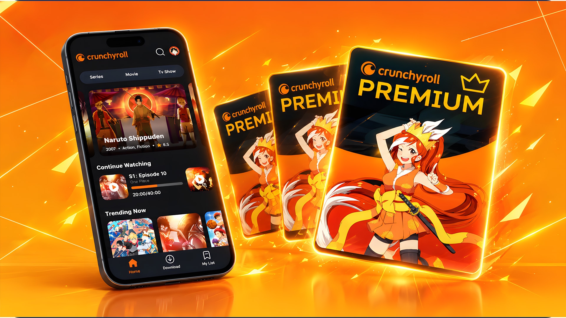 Using Crunchyroll Premium