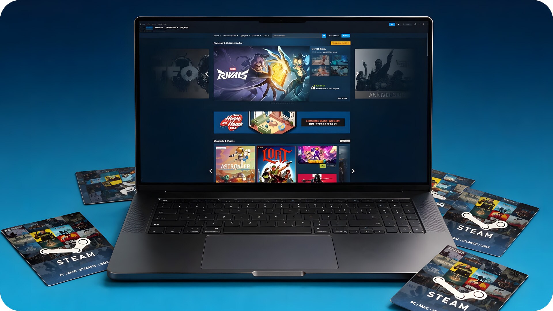 Redeeming a Steam Gift Card