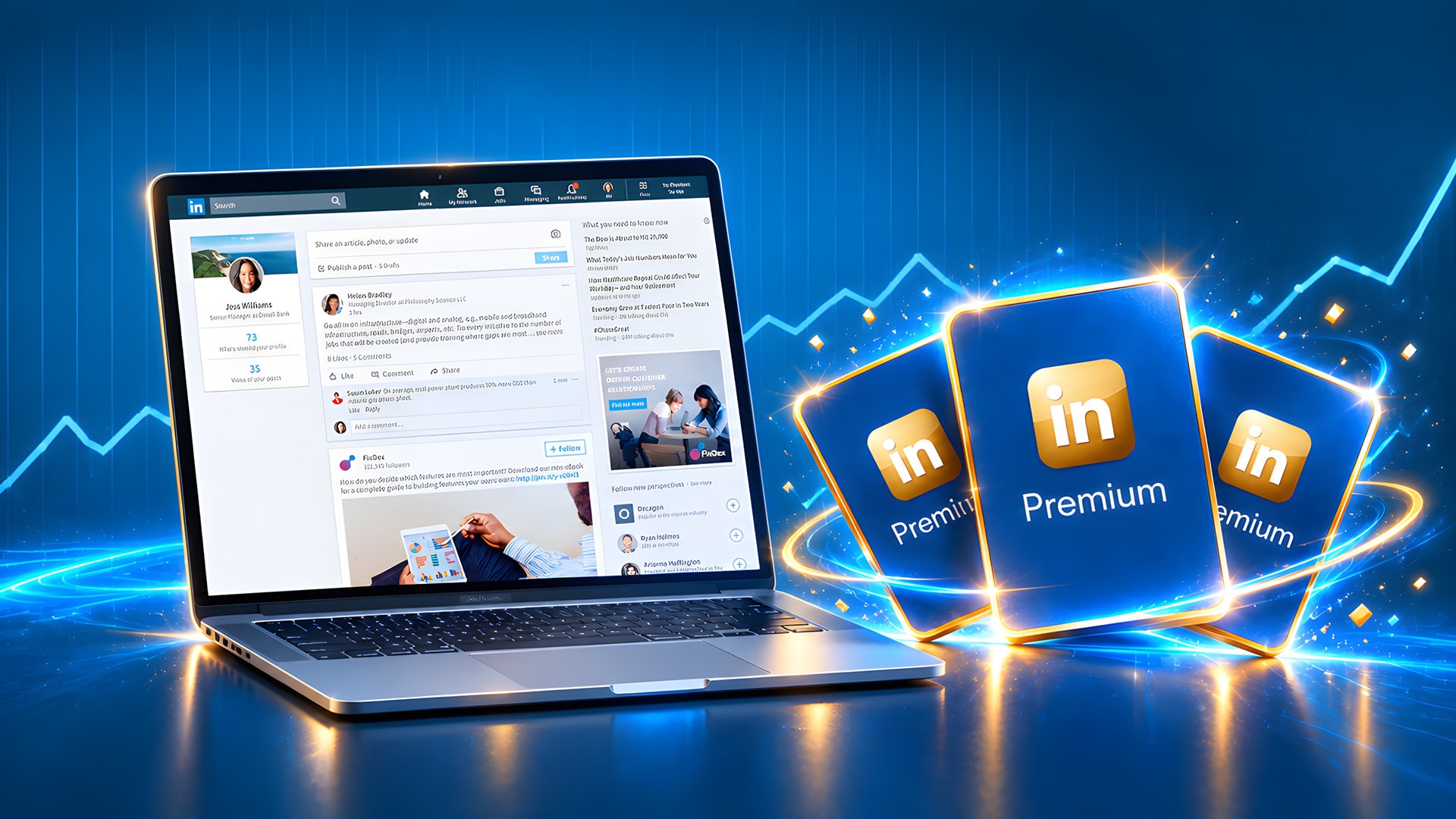 Features available with LinkedIn Premium