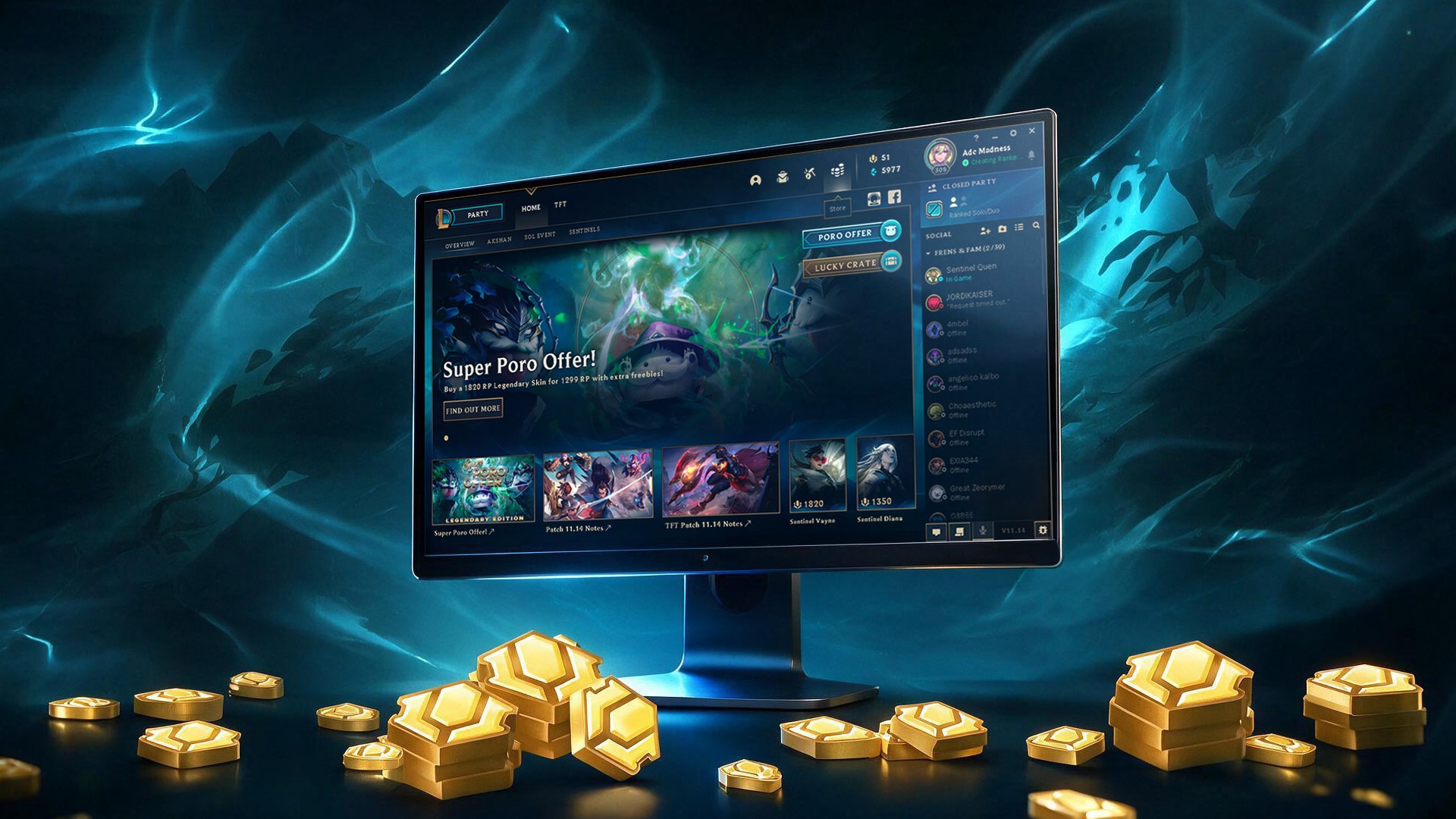 Using League of Legends Riot Points