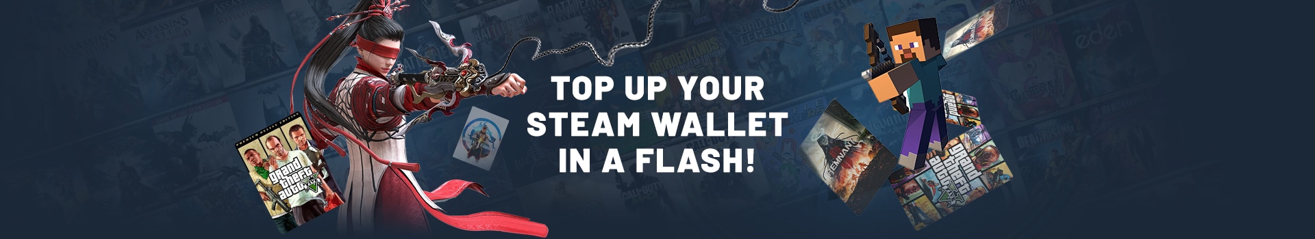 Steam Gift Cards - Best Deals