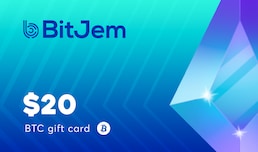 BitJem Crypto Gift Card Bitcoin 20 USD BitJem Key GLOBAL