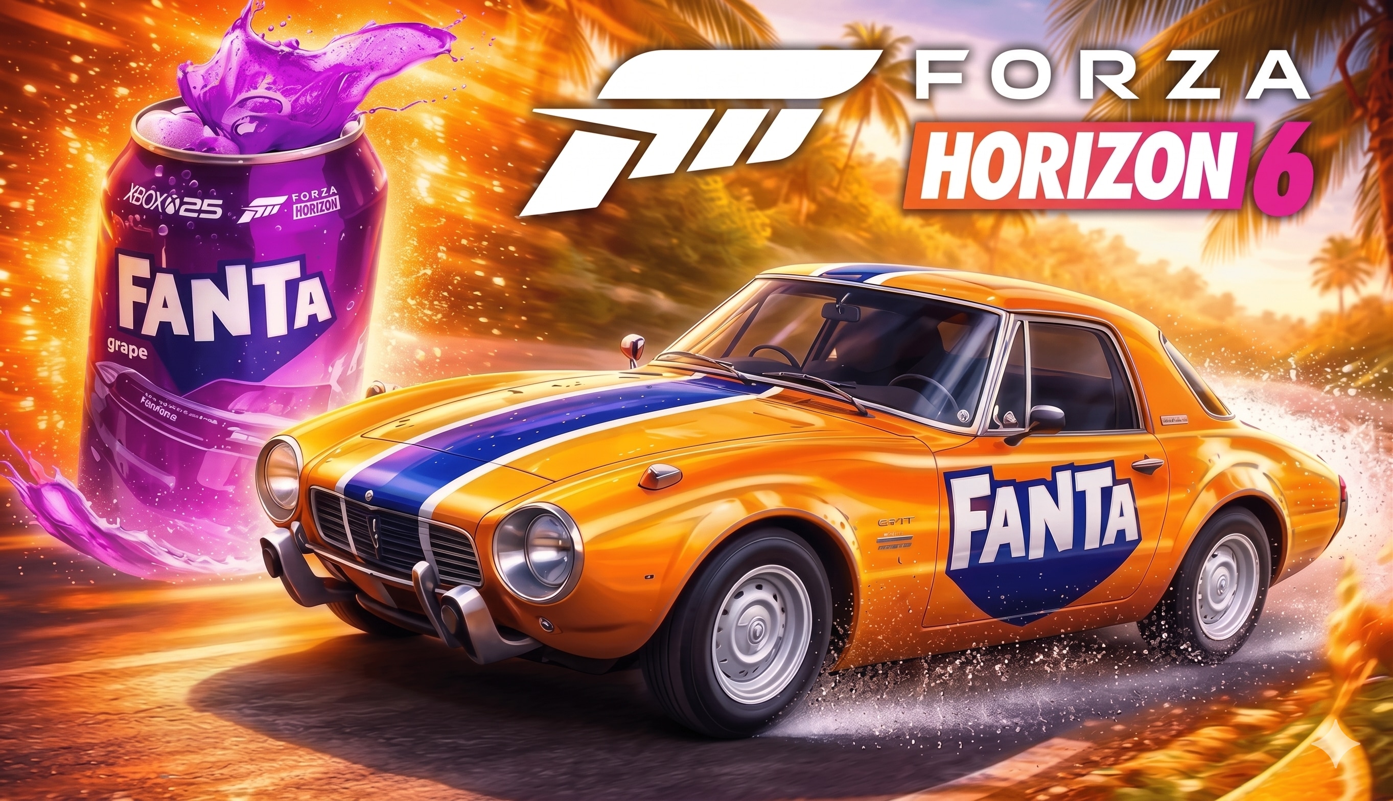 Forza Horizon 6 1966 Toyota Sports 800 Fanta Edition