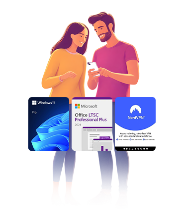 Logiciels jusqu'à 90% moins chers!