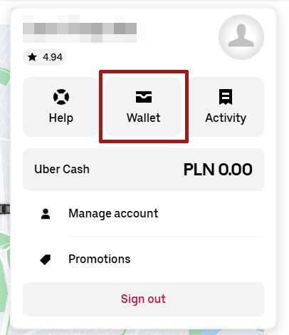 Uber Wallet