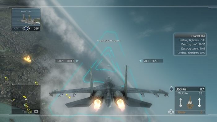 Tom Clancy’s H.A.W.X. gamescreen