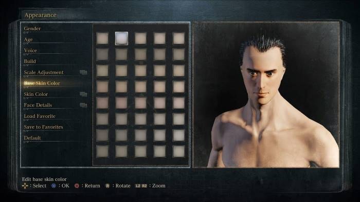 BloodRayne Character builder