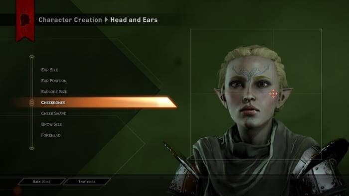 dragon age character customization