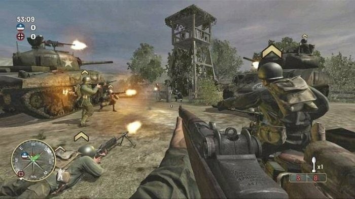 Call of Duty: Roads to Victory gamescreen