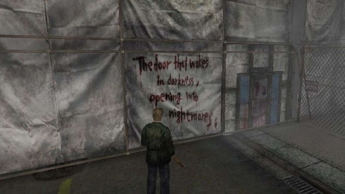 Silent Hill 2 bloody scribble