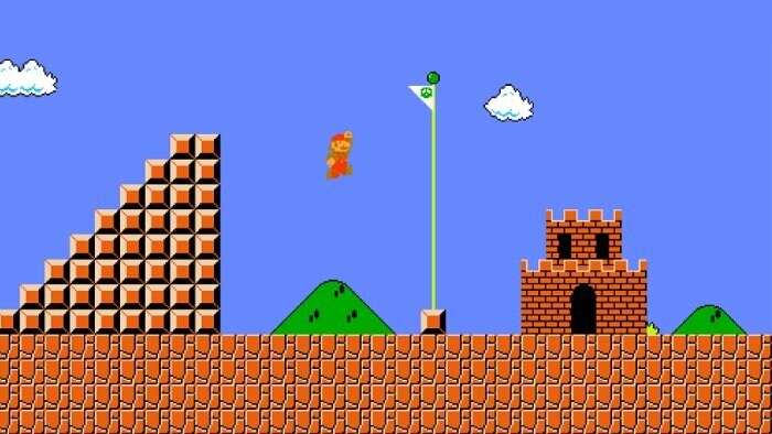Super Mario Bros gamescreen