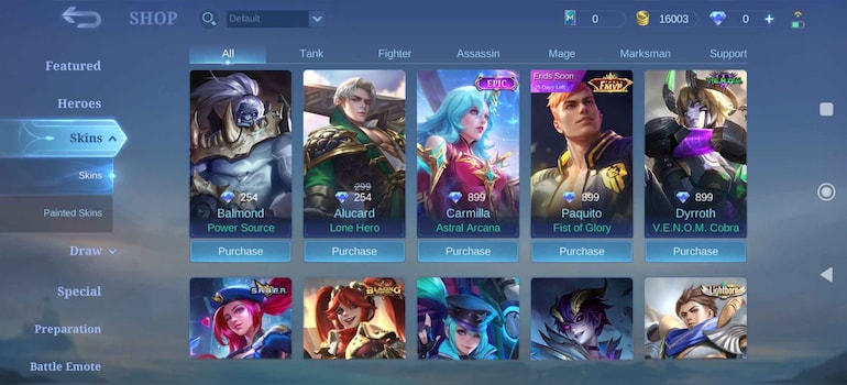 Champions Mobile Legends