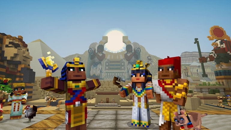 Minecraft Egyptian Mythology Mash-up