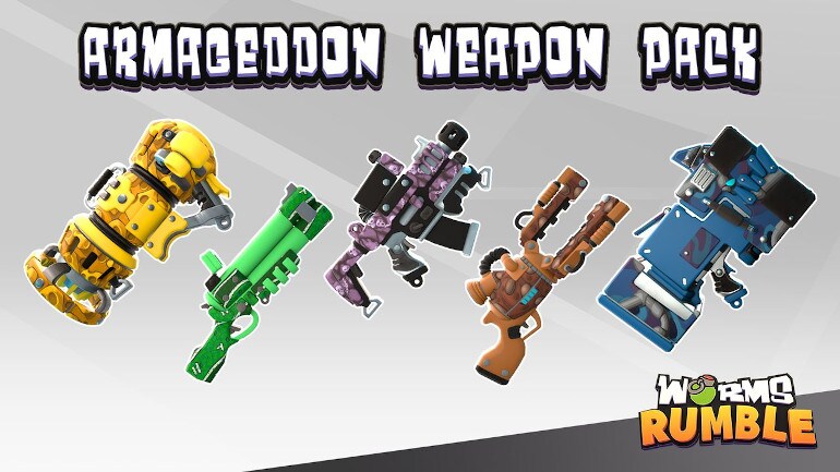 Worms Rumble - Armageddon Weapon Skin Pack