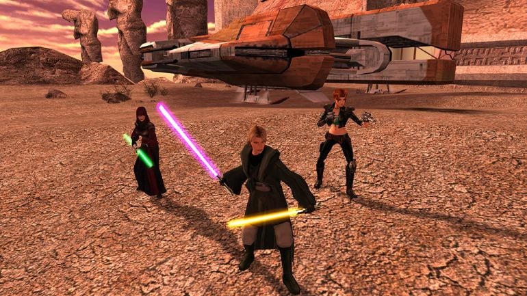 STAR WARS Knights of the Old Republic II - The Sith Lords heroes